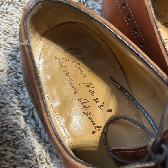 Antonio Maurizi Leather Cap Toe Oxford Dress Shoes Brown Size 44 main image 13